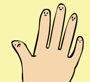 “finger”