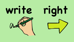 write right